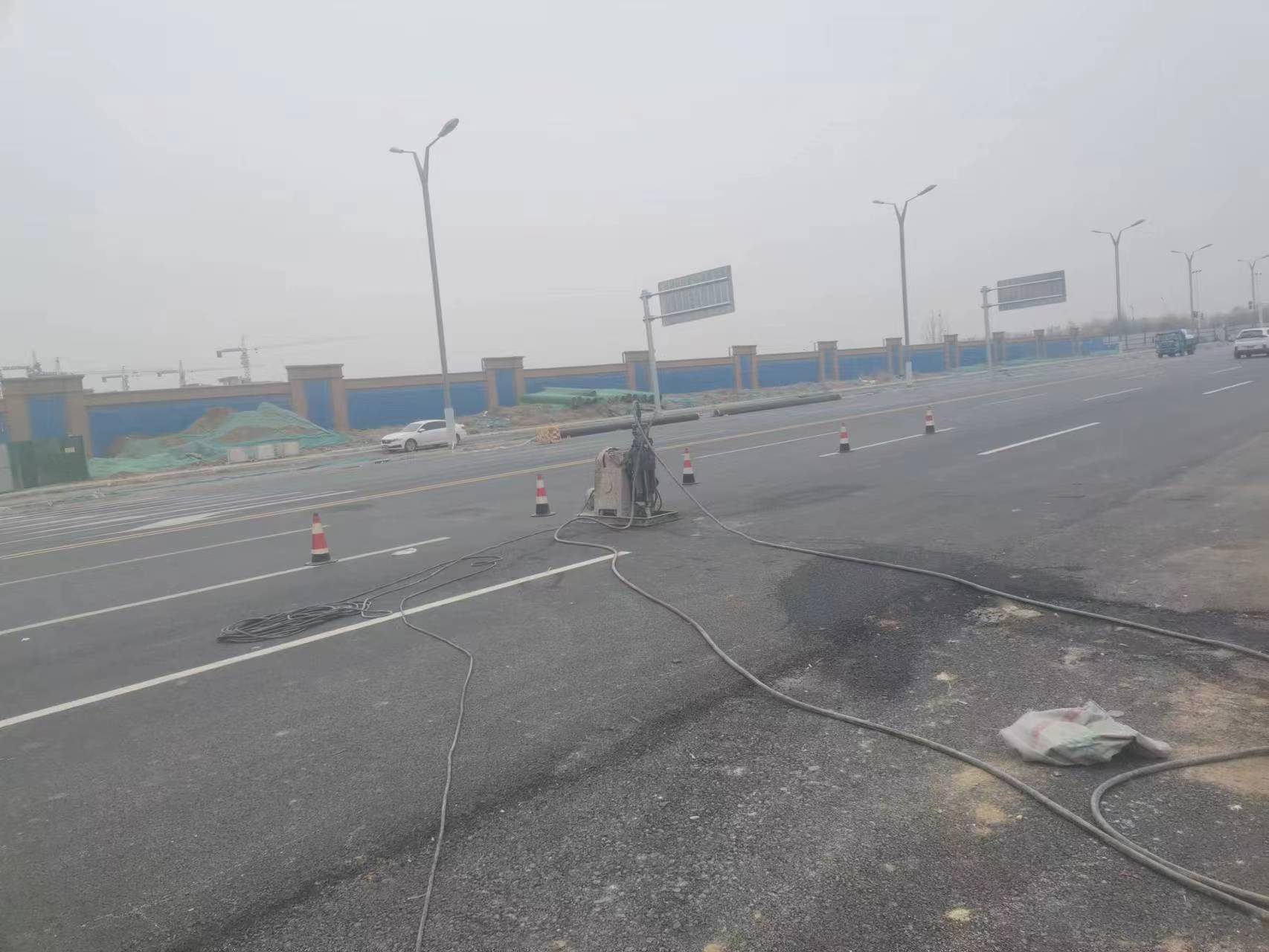 浪卡子马路注浆